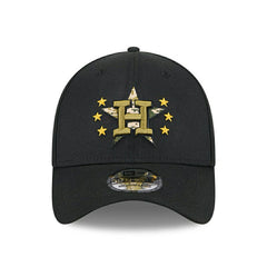 Houston Astros 2024 MLB Armed Forces New Era 39THIRTY Flex Cap Black Fashion