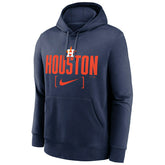Houston Astros Nike Club Slack MLB Hoodie Navy Lifestyle