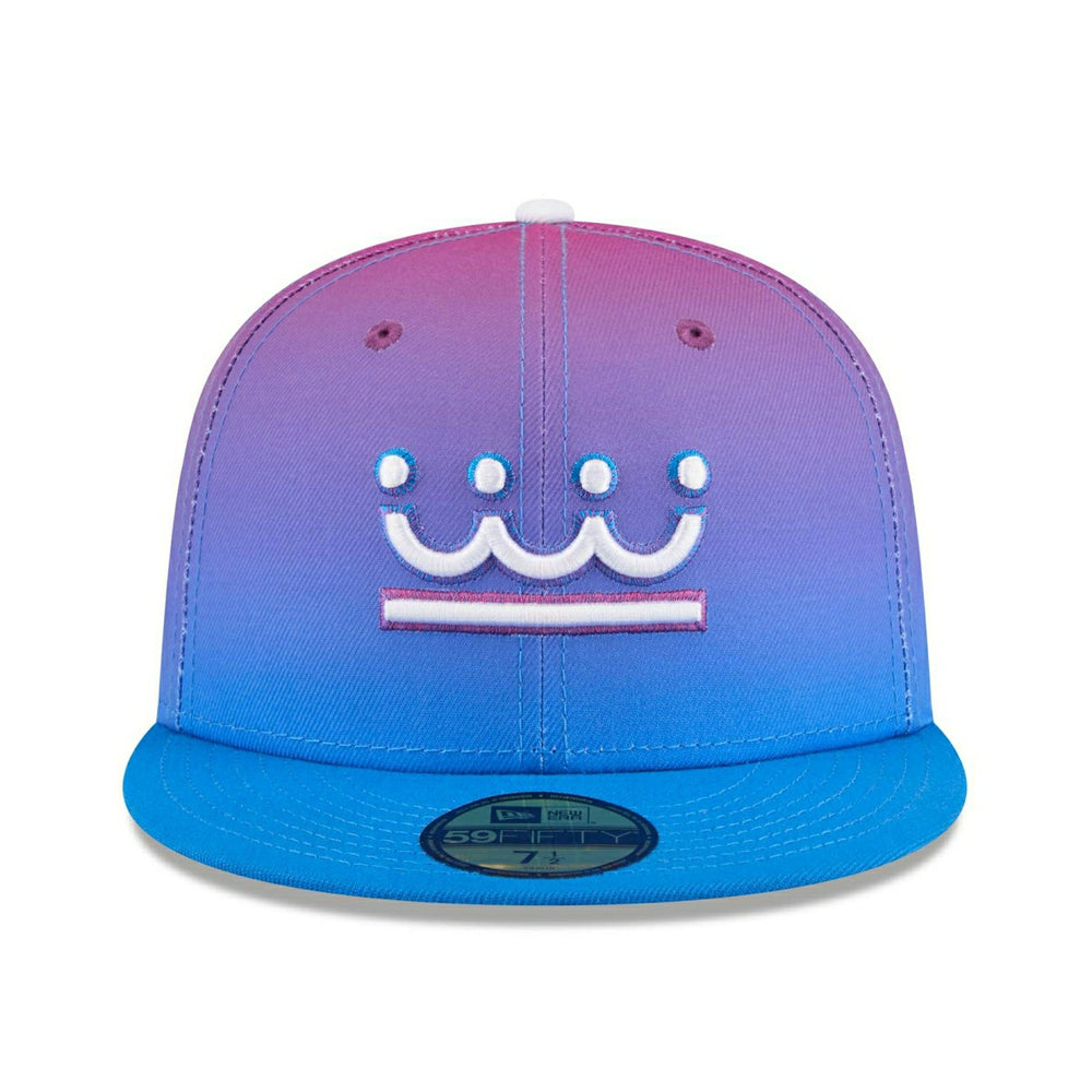 Kansas City Royals MLB Authentic City Connect 59FIFTY Fitted Cap Purple Taass for sale