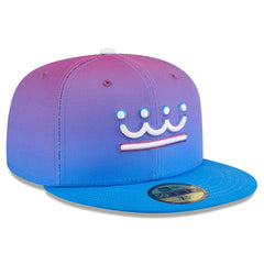 Kansas City Royals MLB Authentic City Connect 59FIFTY Fitted Cap Purple Taass for sale