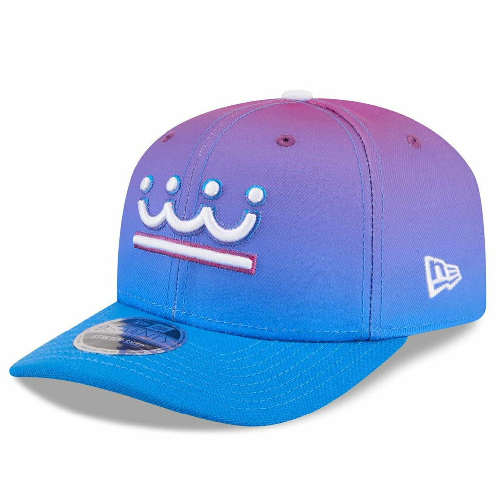 Kansas City Royals MLB City Connect Stretch-Snap 9SEVENTY Cap Purple Taass US