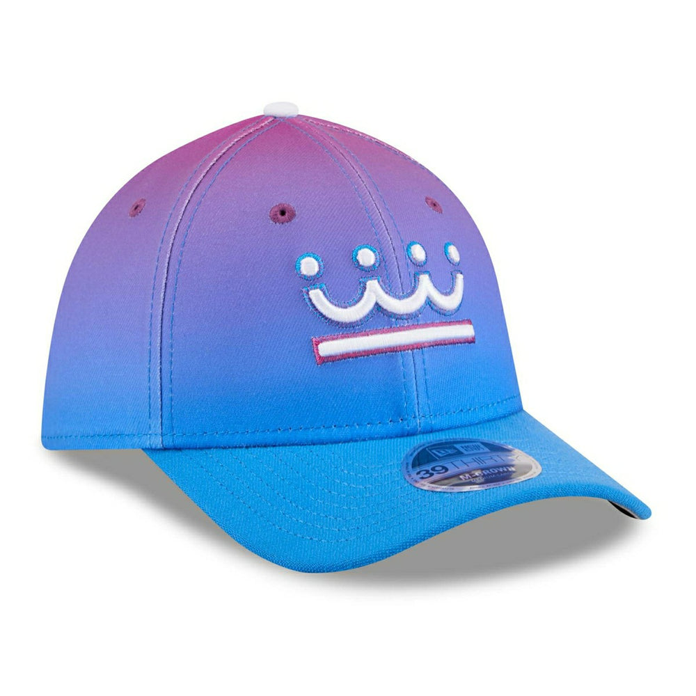 Kansas City Royals MLB City Connect 39THIRTY M-Crown Flex Cap Purple Classic