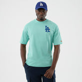 Los Angeles Dodgers Floral MLB T-Shirt Teal Fashion
