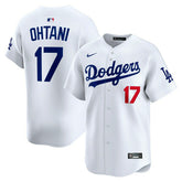 Shohei Ohtani #17 Los Angeles Dodgers Limited MLB Jersey White Taass US