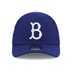Brooklyn Dodgers 2026 Jackie Robinson Day 39THIRTY M-Crown Flex Cap Blue Lifestyle