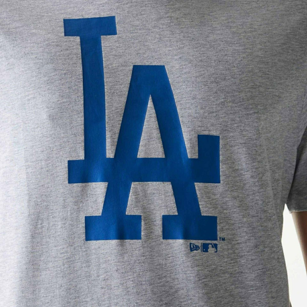 Los Angeles Dodgers Team Logo Baseball MLB T-Shirt Grey Classic