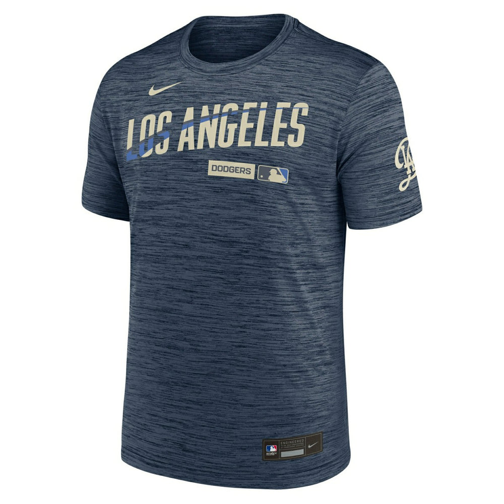 Los Angeles Dodgers City Connect 2026 MLB Authentic Velocity T-Shirt Navy Classic
