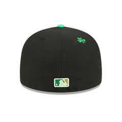 Los Angeles Dodgers 2026 St. Patrick's Day MLB Authentic 59FIFTY Cap Black Taass for sale