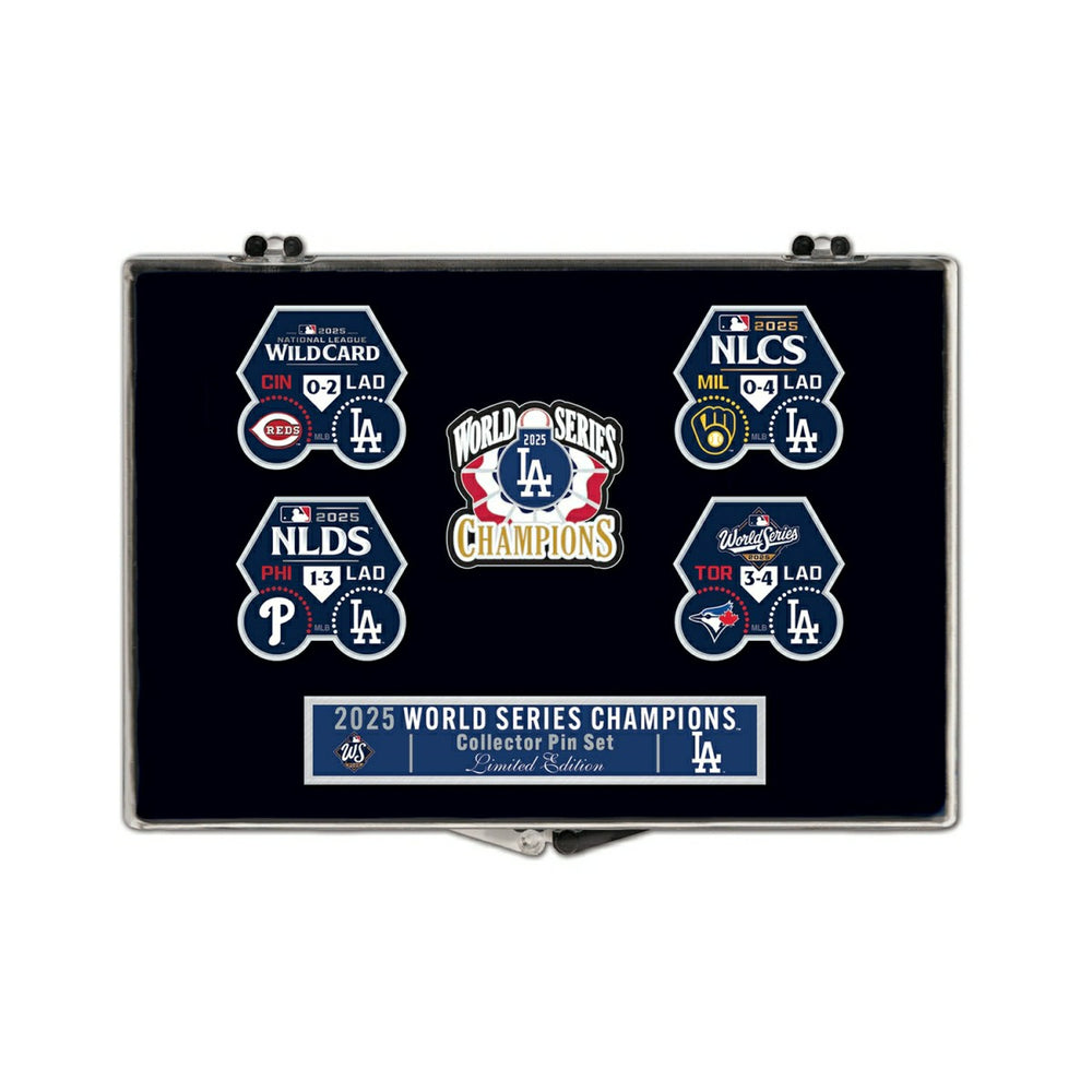 Los Angeles Dodgers 2025 World Series Champions Collector Pin Set Classic