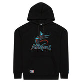 Miami Marlins Team Logo MLB Hoodie Black Taass US