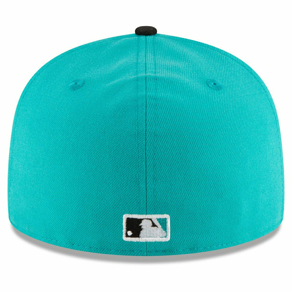 Florida Marlins 1997 World Series Cooperstown 59FIFTY Fitted MLB Cap Teal Fashion