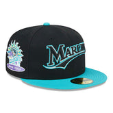 Florida Marlins Retro 1996 Spring Training New Era 59FIFTY Fitted Cap Black Taass for sale