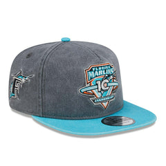 Miami Marlins 10th Anniversary Pigment Dyed New Era Golfer Snapback MLB Cap Taass US