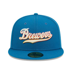 Milwaukee Brewers MLB City Connect Fan Pack 59FIFTY Fitted Cap Blue Taass US