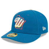 Milwaukee Brewers MLB Authentic City Connect Low Profile 59FIFTY Fitted Cap Blue Classic