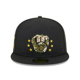 Milwaukee Brewers 2024 MLB Authentic Armed Forces New Era 59FIFTY Fitted Cap Taass US