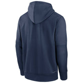 Milwaukee Brewers 2024 MLB Authentic Practice Nike Therma Hoodie Navy Taass for sale