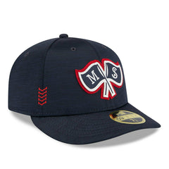 Minnesota Twins 2024 MLB Clubhouse New Era Low Profile 59FIFTY Fitted Cap Navy Taass for sale