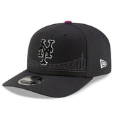 New York Mets Official MLB City Connect Stretch-Snap 9SEVENTY Snapback Cap Gray Taass for sale