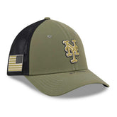 New York Mets 2026 MLB Armed Forces 39THIRTY M-Crown Flex Cap Olive Taass US