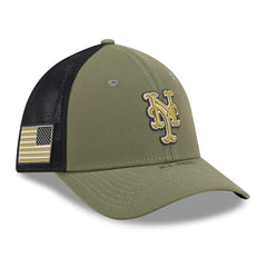 New York Mets 2026 MLB Armed Forces 39THIRTY M-Crown Flex Cap Olive Taass US