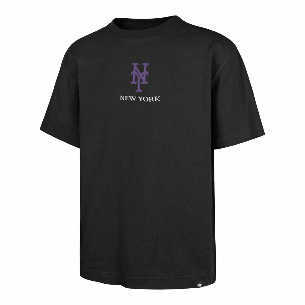 New York Mets 8-Bit Hero Foundation MLB T-Shirt Black Taass for sale