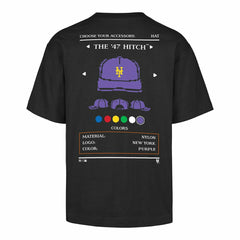 New York Mets 8-Bit Hero Foundation MLB T-Shirt Black Taass for sale