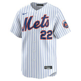 Juan Soto #22 New York Mets Limited MLB Jersey Home Pinstripe White Fashion