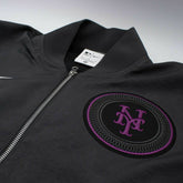 New York Mets City Connect 2026 MLB Authentic Dugout Bomber Jacket Anthracite Classic