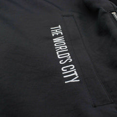 New York Mets City Connect 2026 MLB Authentic Dugout Bomber Jacket Anthracite Classic