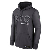 New York Mets City Connect 2026 MLB Authentic Therma Hoodie Anthracite Taass sale