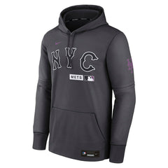 New York Mets City Connect 2026 MLB Authentic Therma Hoodie Anthracite Taass sale