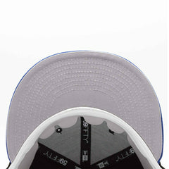 New York Mets Mr. Met 50th Anniversary 59FIFTY Fitted MLB Cap Black/Blue Lifestyle