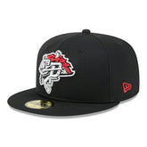 Binghampton Rumble Ponies MiLB Batting Practice Authentic 59FIFTY Fitted Cap Black Taass US