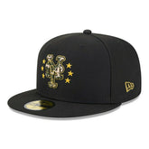 New York Mets 2024 MLB Authentic Armed Forces New Era 59FIFTY Fitted Cap Taass sale