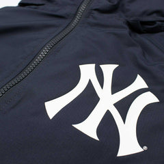 New York Yankees MLB Quarter Zip Windbreaker Jacket Navy Taass US
