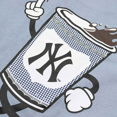 New York Yankees Coffee Cartoon '47 Foundation MLB T-Shirt Gray Lifestyle