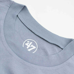 New York Yankees Coffee Cartoon '47 Foundation MLB T-Shirt Gray Lifestyle