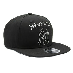 New York Yankees Scribble New Era Original Fit 9FIFTY MLB Snapback Cap Classic
