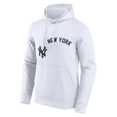 New York Yankees Championship Newspaper MLB Hoodie White Fashion
