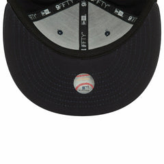 New York Yankees Wordmark Patch New Era 9FIFTY Snapback Cap Navy Classic