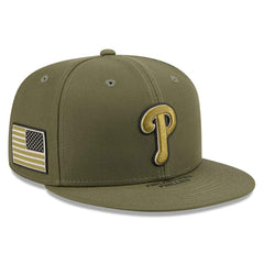 Philadelphia Phillies 2026 MLB Armed Forces Authentic 59FIFTY Fitted Cap Olive Fashion