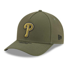 Philadelphia Phillies 2026 MLB Armed Forces 9FORTY M-Crown A-Frame Adjustable Cap Olive Taass sale