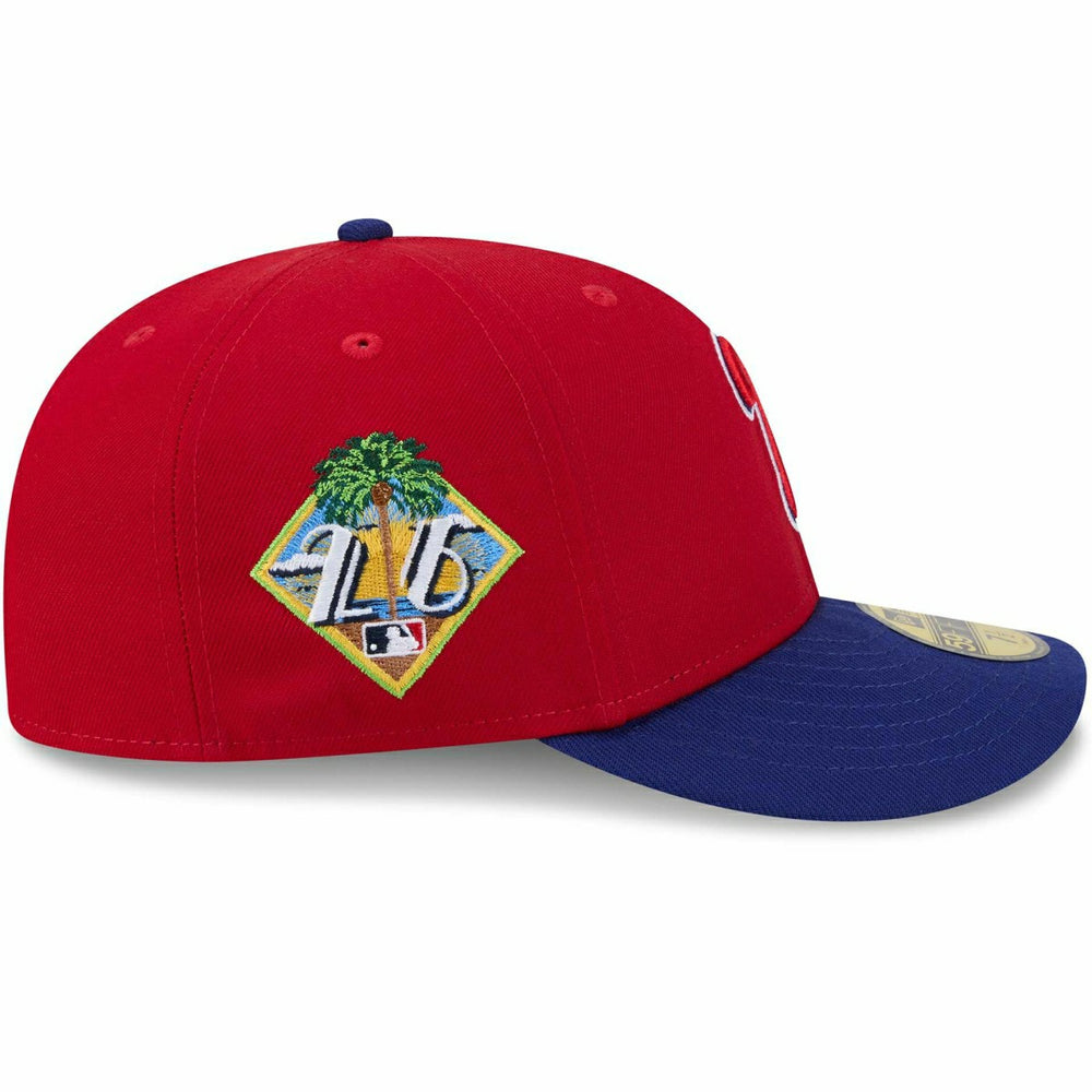 Philadelphia Phillies 2026 MLB Authentic Spring Training 59FIFTY Pre-Curved Cap Red Lifestyle