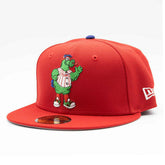 Philadelphia Phillies Phillie Phanatic 59FIFTY Fitted MLB Cap Red Lifestyle
