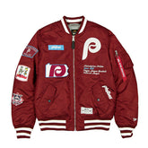 Philadelphia Phillies Alpha Industries MA-1 MLB Bomber Jacket Red Taass US