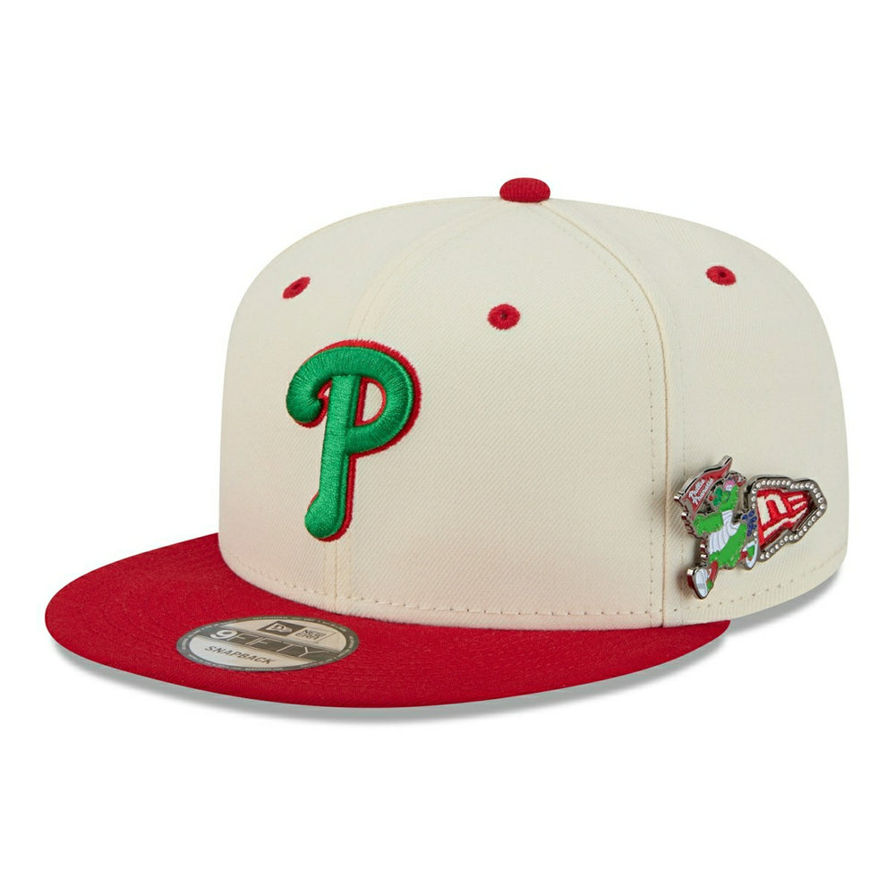 Philadelphia Phillies Mascot Pin 9FIFTY Snapback Cap Taass sale