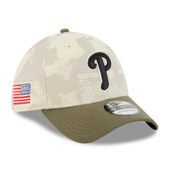 Philadelphia Phillies 2025 MLB Armed Forces New Era 39THIRTY Flex Cap Classic