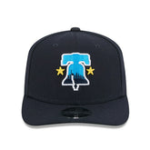 Philadelphia Phillies Official MLB City Connect Stretch-Snap 9SEVENTY Snapback Cap Navy Taass sale