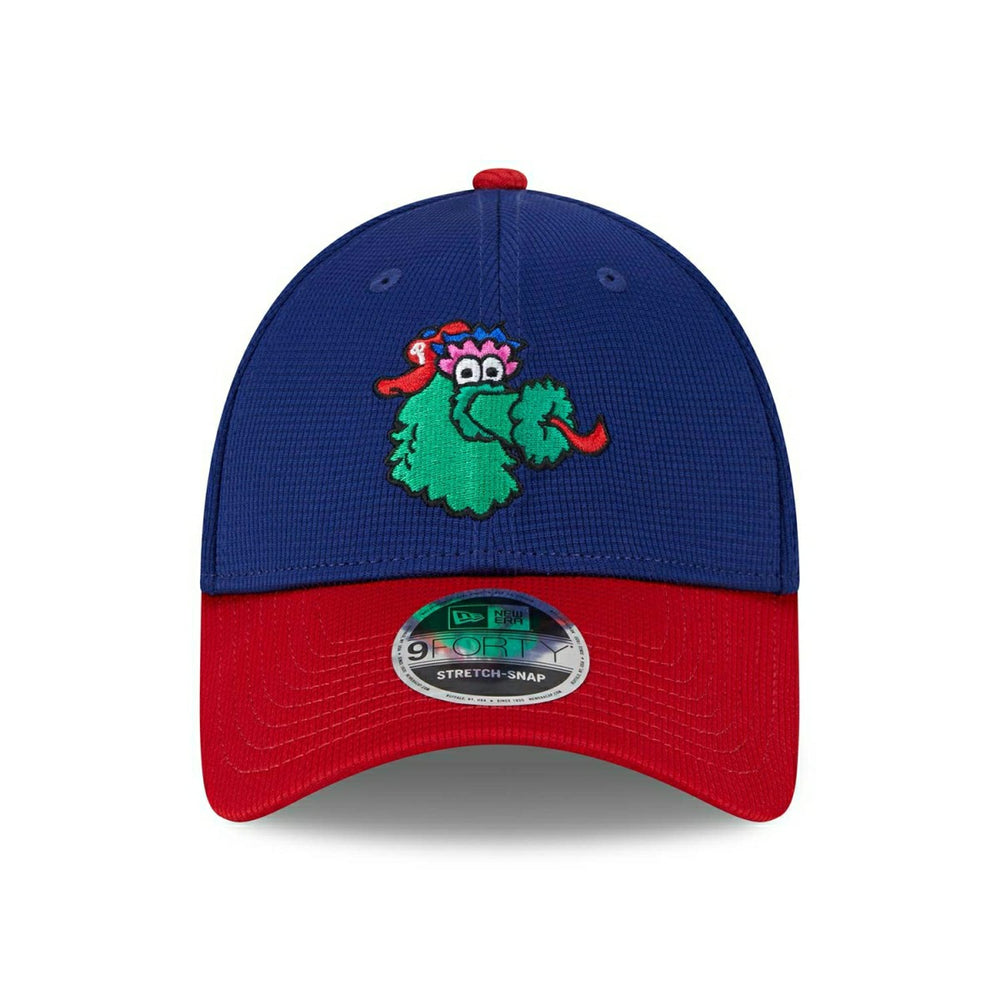 Philadelphia Phillies 2025 MLB Batting Practice Stretch-Snap 9FORTY Adjustable Cap Taass for sale